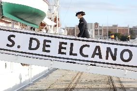 Princess Leonor Embarks on The Juan Sebastian Elcano - Spain