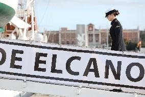 Princess Leonor Embarks on The Juan Sebastian Elcano - Spain