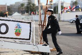 Princess Leonor Embarks on The Juan Sebastian Elcano - Spain