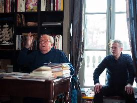 Jean-Marie Le Pen At his Home in Rueil-Malmaison