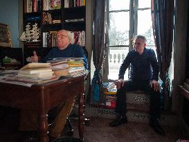 Jean-Marie Le Pen At his Home in Rueil-Malmaison