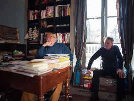 Jean-Marie Le Pen At his Home in Rueil-Malmaison