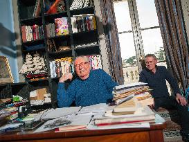 Jean-Marie Le Pen At his Home in Rueil-Malmaison