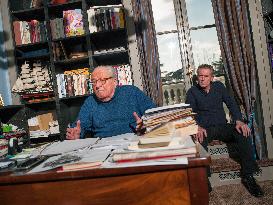 Jean-Marie Le Pen At his Home in Rueil-Malmaison