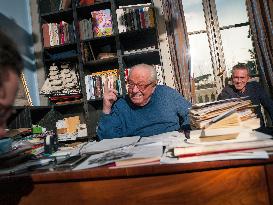 Jean-Marie Le Pen At his Home in Rueil-Malmaison