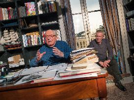 Jean-Marie Le Pen At his Home in Rueil-Malmaison