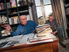 Jean-Marie Le Pen At his Home in Rueil-Malmaison