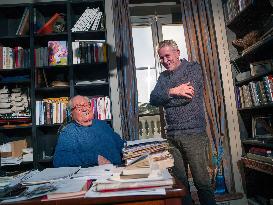 Jean-Marie Le Pen At his Home in Rueil-Malmaison