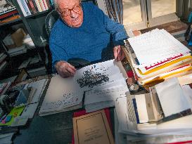 Jean-Marie Le Pen At his Home in Rueil-Malmaison