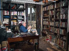 Jean-Marie Le Pen At his Home in Rueil-Malmaison