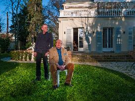 Jean-Marie Le Pen At his Home in Rueil-Malmaison