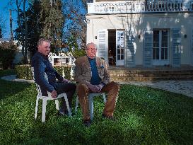 Jean-Marie Le Pen At his Home in Rueil-Malmaison