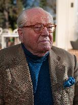 Jean-Marie Le Pen At his Home in Rueil-Malmaison