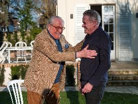 Jean-Marie Le Pen At his Home in Rueil-Malmaison