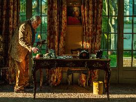 Jean-Marie Le Pen At his Home in Rueil-Malmaison