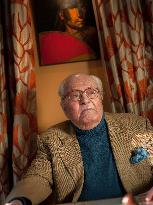 Jean-Marie Le Pen At his Home in Rueil-Malmaison