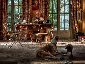 Jean-Marie Le Pen At his Home in Rueil-Malmaison