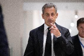 Nicolas Sarkozy’s trial for illegal campaign financing from Lybia - Paris