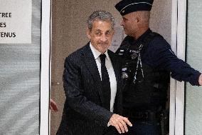 Nicolas Sarkozy’s trial for illegal campaign financing from Lybia - Paris