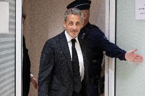 Nicolas Sarkozy’s trial for illegal campaign financing from Lybia - Paris