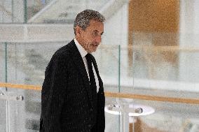 Nicolas Sarkozy’s trial for illegal campaign financing from Lybia - Paris