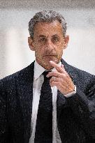 Nicolas Sarkozy’s trial for illegal campaign financing from Lybia - Paris