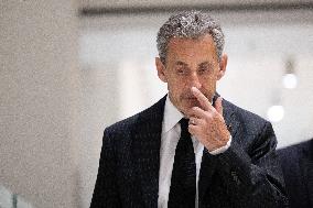 Nicolas Sarkozy’s trial for illegal campaign financing from Lybia - Paris