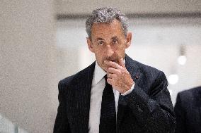 Nicolas Sarkozy’s trial for illegal campaign financing from Lybia - Paris