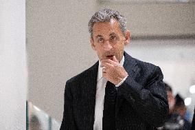 Nicolas Sarkozy’s trial for illegal campaign financing from Lybia - Paris