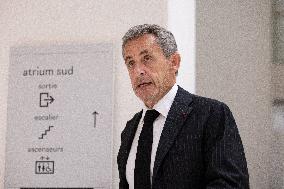 Nicolas Sarkozy’s trial for illegal campaign financing from Lybia - Paris