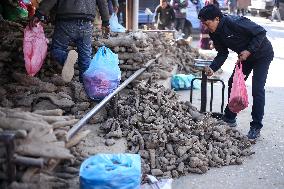 Yams For Maghe Sankranti Festival In Nepal.