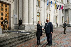 Finnish Foreign Minister And The  OSCE Chair For 2025 Elina Valtonen Visits Kyiv