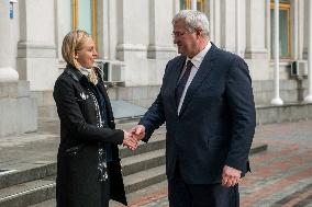 Finnish Foreign Minister And The  OSCE Chair For 2025 Elina Valtonen Visits Kyiv