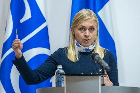 Finnish Foreign Minister And The  OSCE Chair For 2025 Elina Valtonen Visits Kyiv