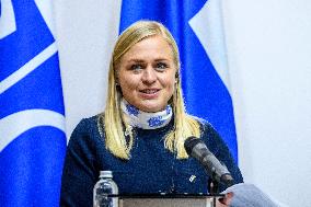 Finnish Foreign Minister And The  OSCE Chair For 2025 Elina Valtonen Visits Kyiv