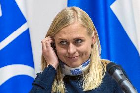 Finnish Foreign Minister And The  OSCE Chair For 2025 Elina Valtonen Visits Kyiv