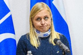 Finnish Foreign Minister And The  OSCE Chair For 2025 Elina Valtonen Visits Kyiv