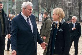 Finnish Foreign Minister And The  OSCE Chair For 2025 Elina Valtonen Visits Kyiv