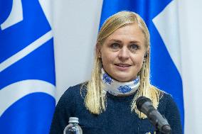 Finnish Foreign Minister And The  OSCE Chair For 2025 Elina Valtonen Visits Kyiv