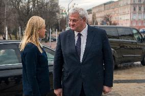 Finnish Foreign Minister And The  OSCE Chair For 2025 Elina Valtonen Visits Kyiv