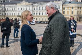 Finnish Foreign Minister And The  OSCE Chair For 2025 Elina Valtonen Visits Kyiv