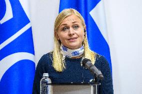 Finnish Foreign Minister And The  OSCE Chair For 2025 Elina Valtonen Visits Kyiv