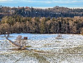 View From The Sledging Hill On The Thomas Mann Trail In Bavaria