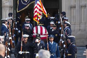 Military Conducts Dress Rehearsal For Former President Jimmy Carter Funeral