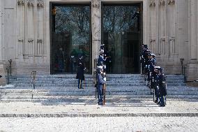 Military Conducts Dress Rehearsal For Former President Jimmy Carter Funeral