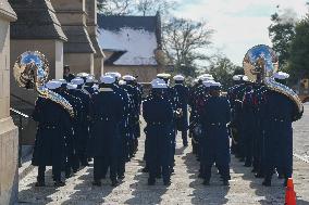 Military Conducts Dress Rehearsal For Former President Jimmy Carter Funeral