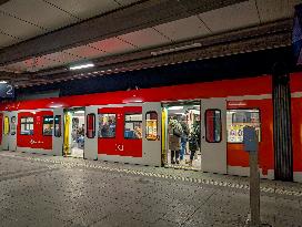 Suburban Train S-Bahn Line S2 At Munich East Station