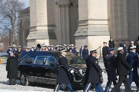 Military Conducts Dress Rehearsal For Former President Jimmy Carter Funeral