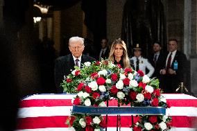 Trump pays respects to former President Jimmy Carter in Capitol rotunda