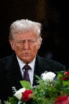 Trump pays respects to former President Jimmy Carter in Capitol rotunda